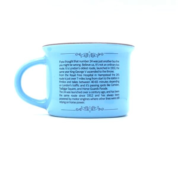 London Red Bus - Blue Mug