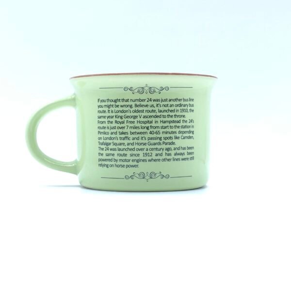 London Red Bus - Green Mug