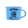 London Red Bus - Blue Mug